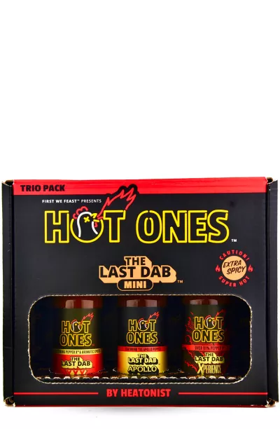 Coffret Officiel Hot Ones Contenant Les 3 Sauces Les Plus Fortes