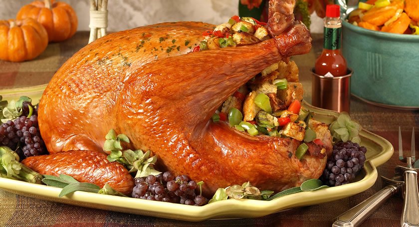 la dinde de noël à la sauce piquante