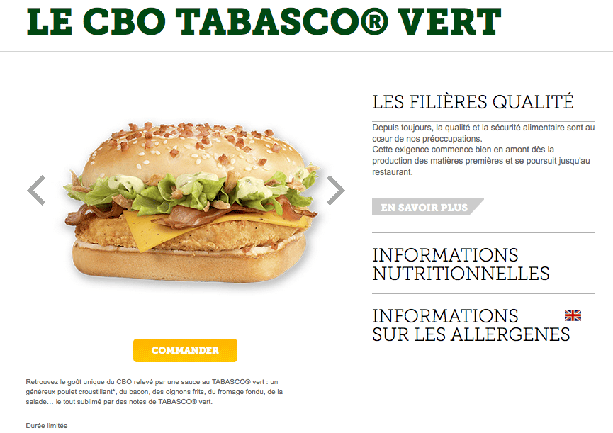 La sauce piquante Tabasco : revue de presse !