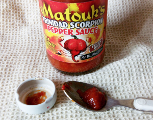 Sauce piquante Matouk's au piment Trinidad Scorpion 