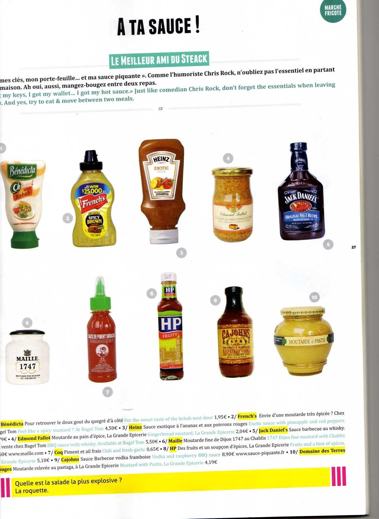revue de presse sauce piquante