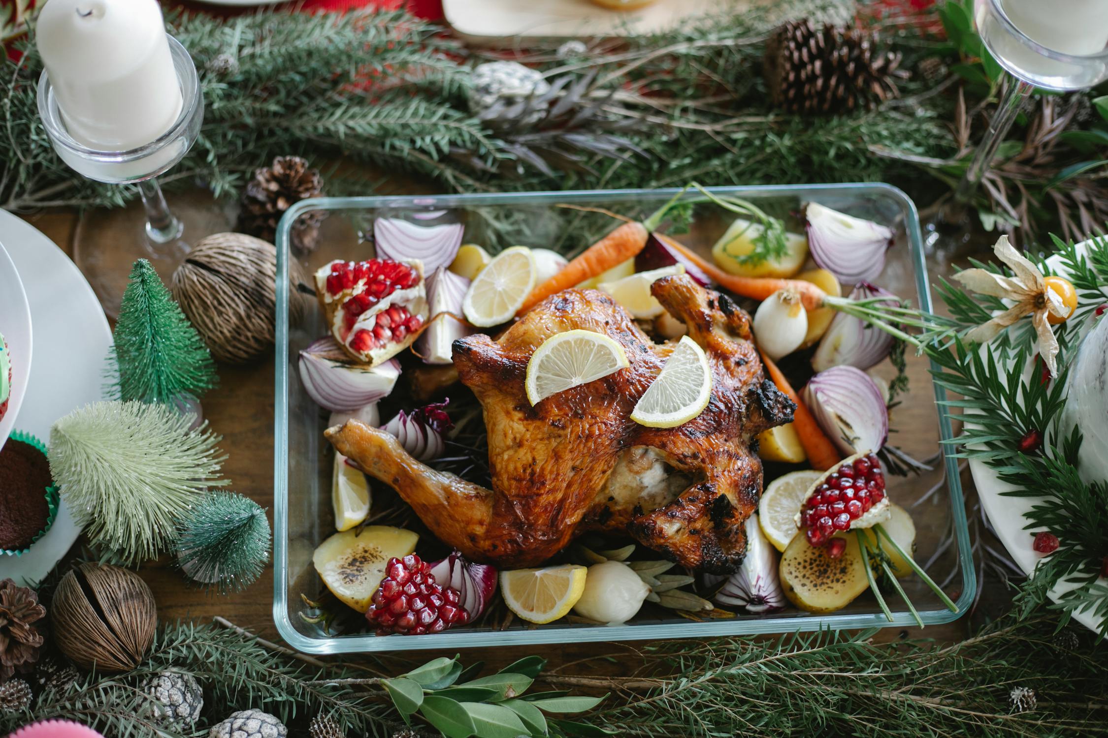 Poulet roti au citron