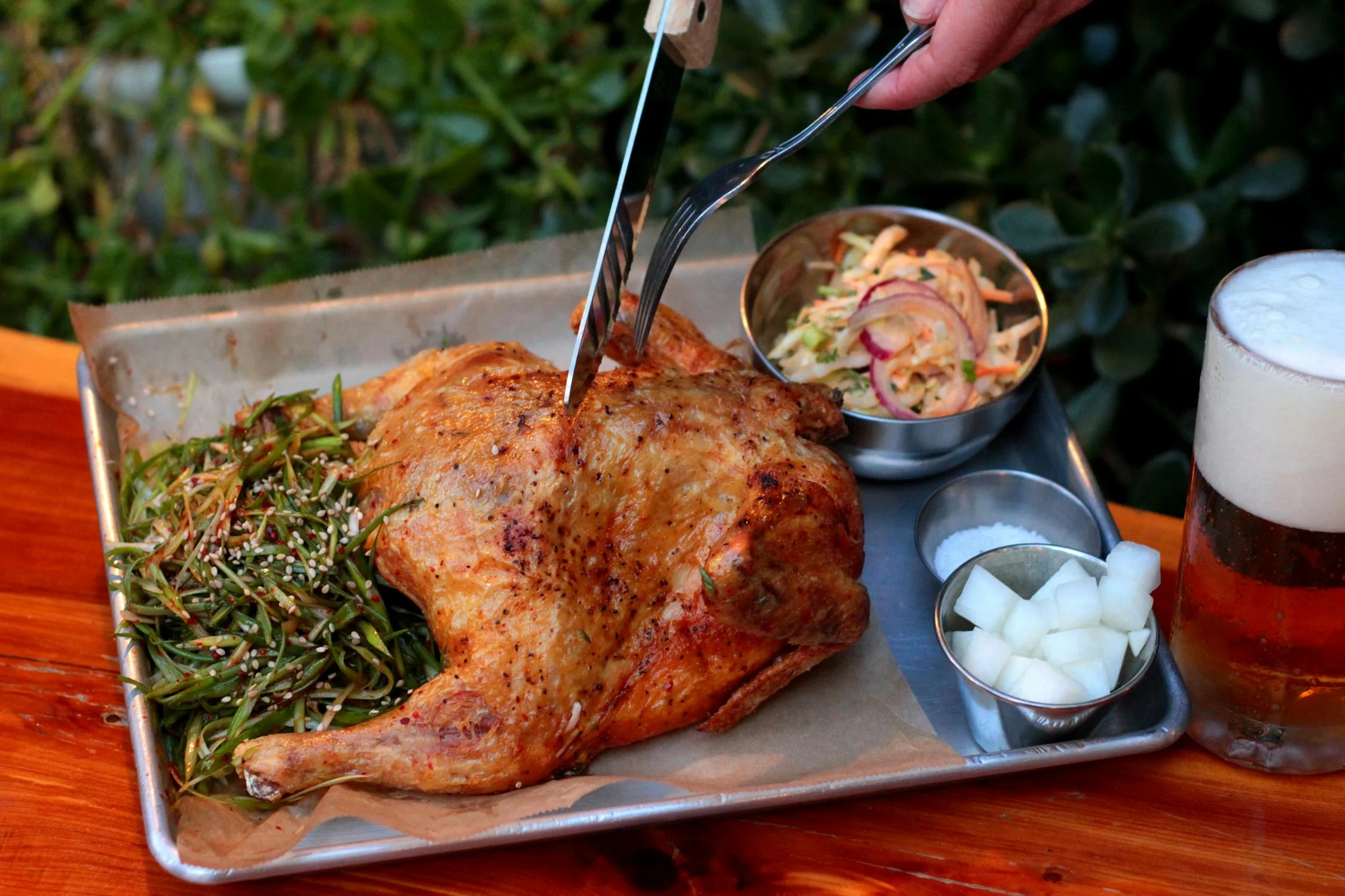 Poulet roti hawaïien
