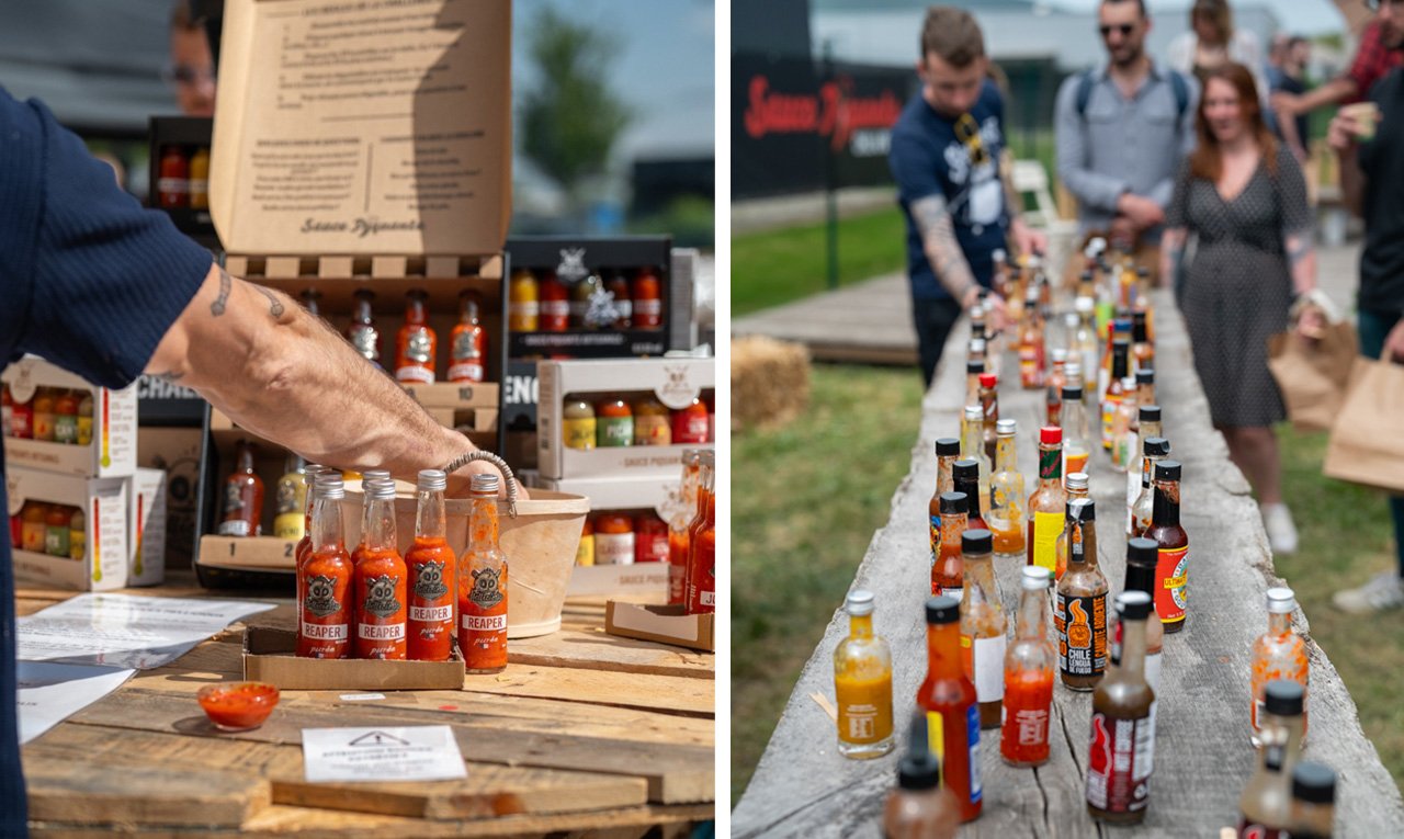 Also test your chili tolerance at our Hot Sauce Festival