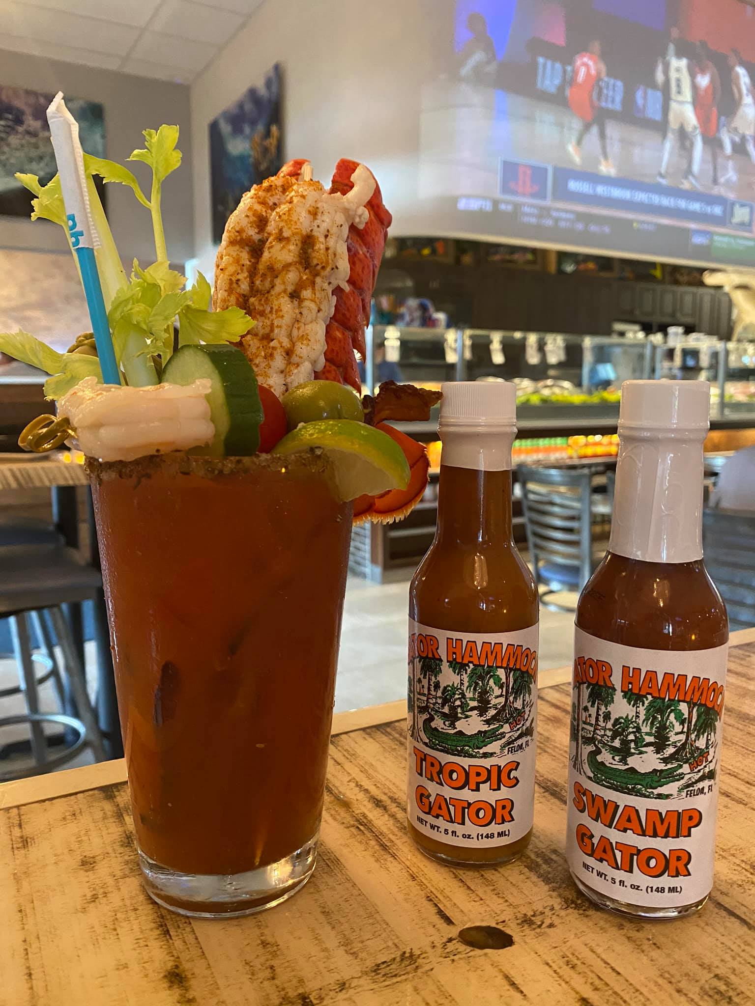 Gator cocktail Bloody Mary