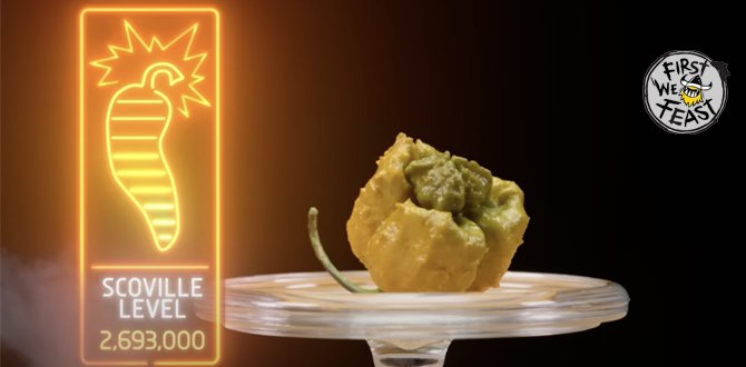 Pepper X le piment le plus fort du monde sur Hot Ones