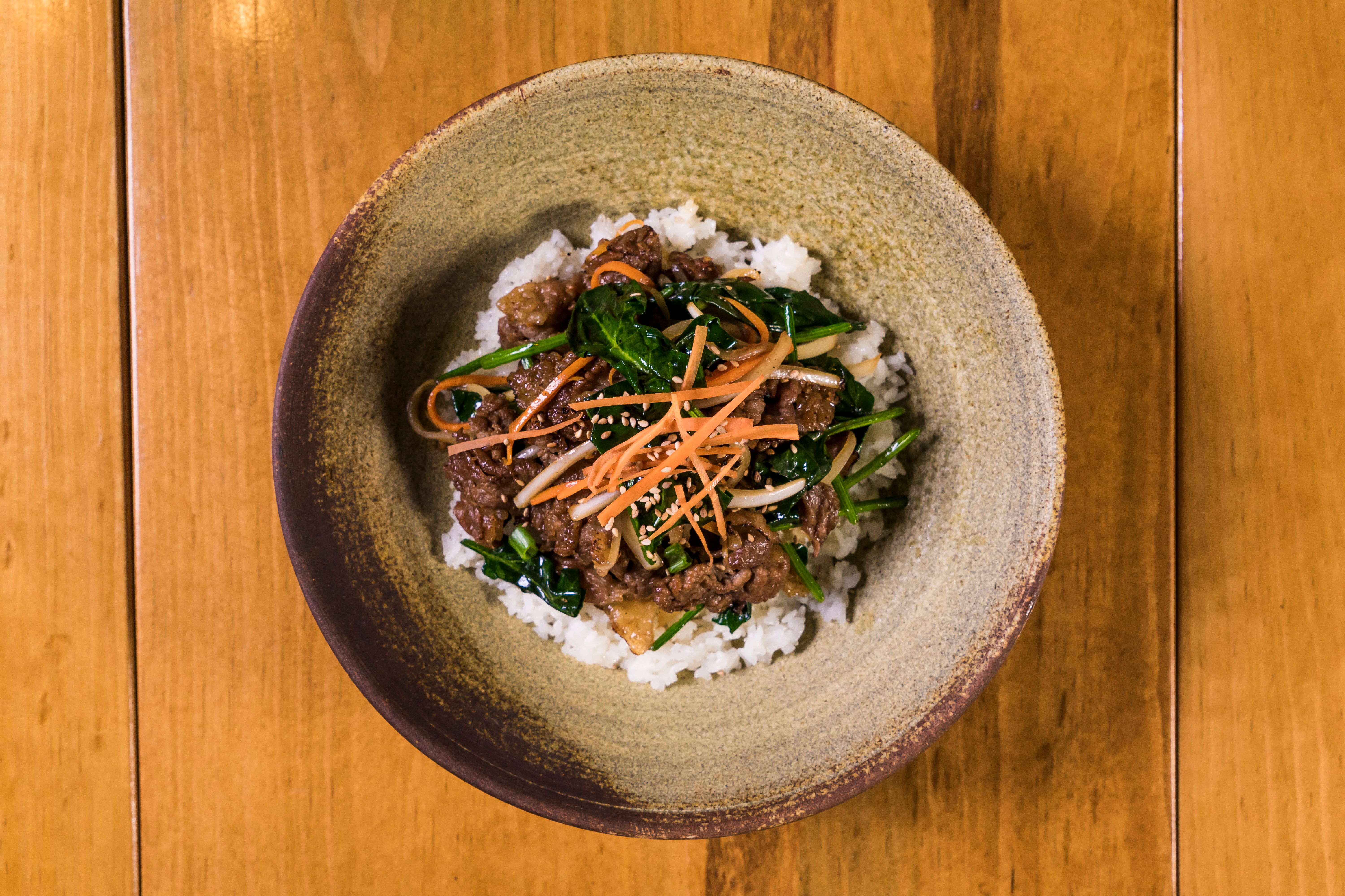 Plat de bulgogi typique de Corée du Sud
