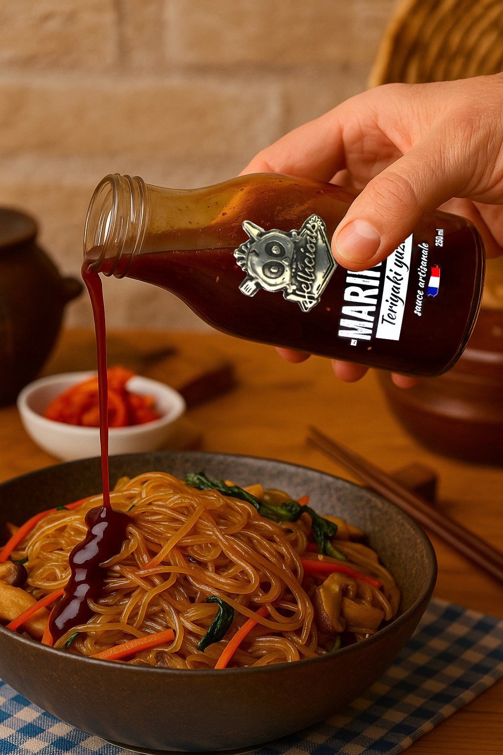 To fill up on Asian flavors
