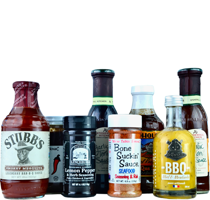 Une sélection de sauces et rubs qui vous permettront de réaliser un barbecue de pro ! - gauche